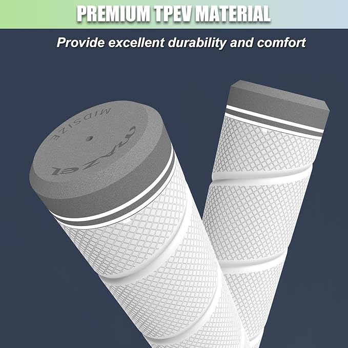 MAZEL Golf Club Grips for Men - 10 Pack - Non-Slip Micro-texture High Performance Golf Grips Midsize/ Standard,5 Colors Option