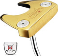 PGM TUG024 CNC‑Milled Low‑CG Golf Putter with Alignment Line & Oversized Grip – Tungsten Counterweight, Stainless Shaft, Men’s Right‑Handed