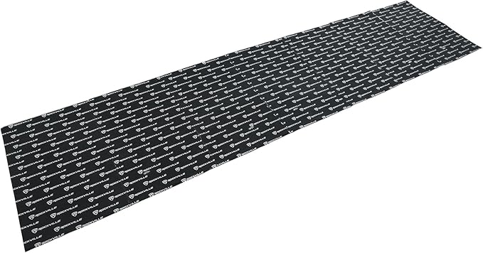Rockville RockMat 15-15 15 Sq Ft Butyl Sound Deadening Mat 1.5MM 60 Mil, Aluminum Foil Backing, Vibration and Noise Damping for Car Truck Van RV Marine and Audio Installations