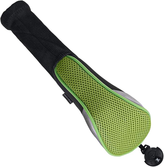 Andux 4pcs/Pack Long Neck Golf Hybrid Club Head Covers Dial No. Tag CTMT-02