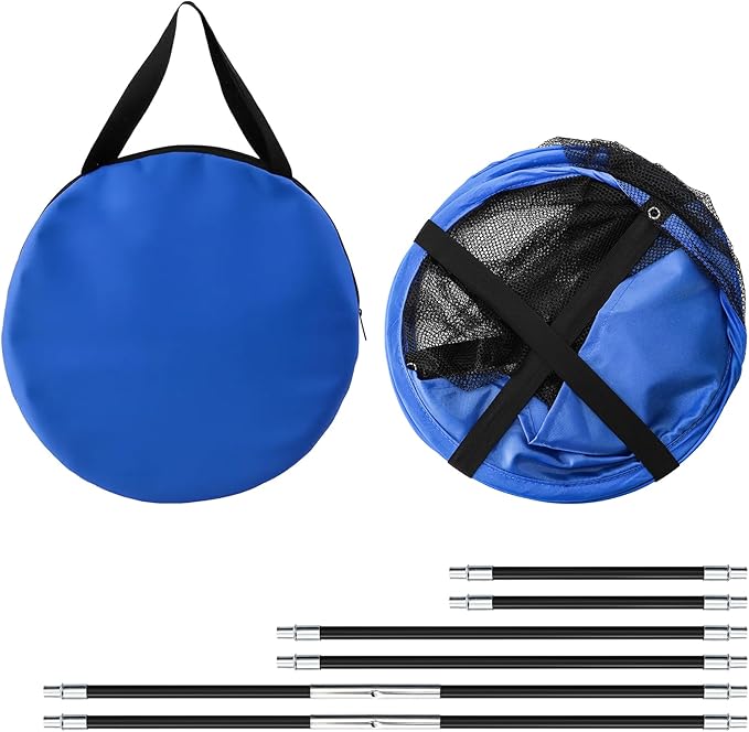 Jucoan Set of 3 Golf Chipping Net, 3 Sizes 12”, 18”, 24” Pop Up Golf Target Practice Net for Indoor Outdoor Backyard, Gift for Men, Father, Husband, Golfers