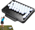 Golf Ball Storage Rack | 50 Ball Capacity Tray Organizer | Heavy-Duty GoLlf BaAll Container Men Women | for Backyard Practice Indoor Garage Driving Range Course Training Equipment Users