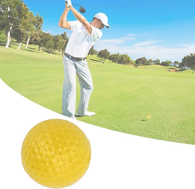 PU Foam Golf Balls, Strong Flexibility Outdoor Golf Practice Ball for Sports Fitness Home Use