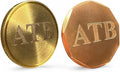 Personalized Golf Ball Marker Set of 2 - Solid Brass & Copper Golf Accessories for Men - Golf Gifts for Men & Golf Ball Marker - Unique Golf Gifts