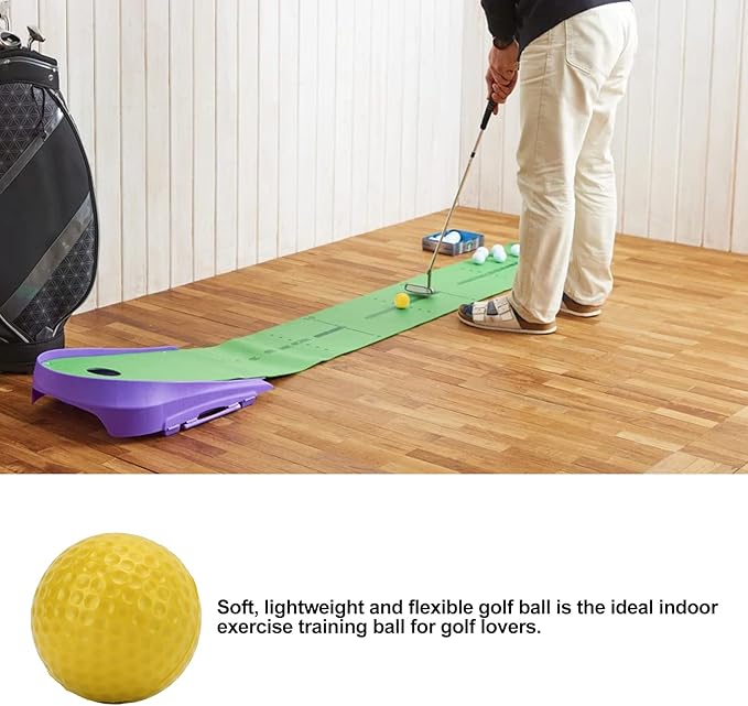 PU Foam Golf Balls, Strong Flexibility Outdoor Golf Practice Ball for Sports Fitness Home Use