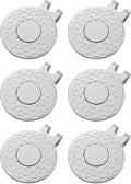 GreenHaven Golf Hat Clips Magnetic Golf Ball Marker Holders for Golf Hats Caps Pants Gloves Bags Visors Belts Nickel-Plated Alloy Clips for Metal Golf Ball Markers (Ball Marker Not Included)