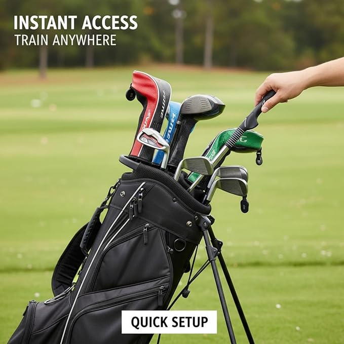 1 Piece Golf Swing Trainer, Retractable Training Aid, Ideal for Golf Practice, Golf Grip Trainer for Men, Enhancing Swing Skills