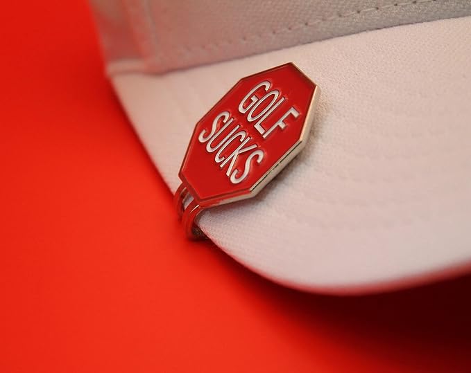 Funny Golf Ball Marker + Premium Magnetic Hat Clip | Unique Gift for Men & Women Golfers | Hilarious Golf Accessory for Any Golfer | NEW Designs!