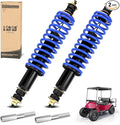 10L0L Heavy Duty Coil Springs Front/Rear Shock Absorber Kit for EZGO TXT, Medalist 1994-up Gas or Electric Golf Cart, OEM# 70928-G01 70630-G01 76418-G01 (Blue)