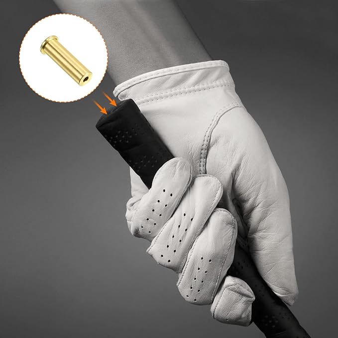 PATIKIL Golf Brass Tip Weights, Plug Insert Fit Carbon Wood Iron Steel Shafts, for Golf Club Sports, Copper