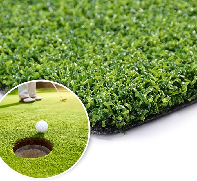Petgrow Pro Putting Green Golf Artificial Grass Turf 5FTX9FT， Indoor Outdoor Golf Training Mat, Synthetic Fake Grass for Baseball Football Gym Sports