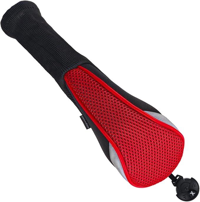 Andux 4pcs/Pack Long Neck Golf Hybrid Club Head Covers Dial No. Tag CTMT-02