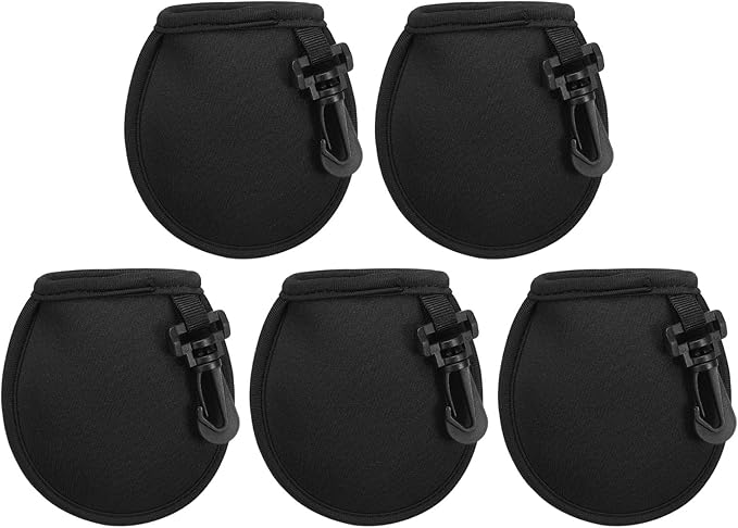 PATIKIL Golf Ball Washer Pouch, Portable Golf Balls Cleaner Pocket Bag with Hanging Clip for Golf Exercise