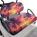 Fashion Print Golf Cart Seat Covers 2 Passenger Golf Cart Backrest Cover Golf Cart Seat Towel Gift for Friends