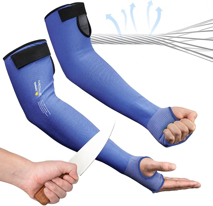 Ultra-Comfort Cut Resistant Sleeves for Thin Skin and Bruising, Cooling Protective Arm Sleeves for Gardening, Farming, Yard