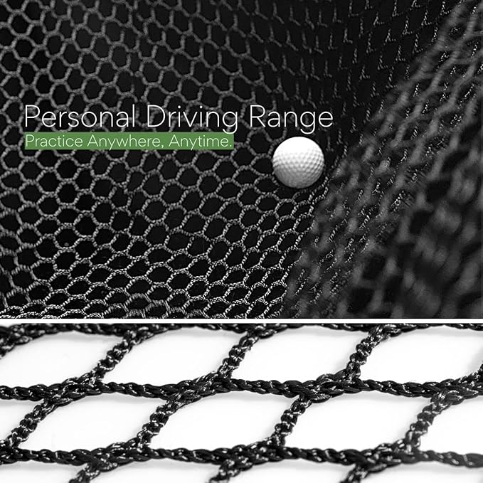 Golf Netting Material 10'x10', 10'x15',10'x20' - Golf Hitting Net for Backyard - Sport Netting Barrier for Sports