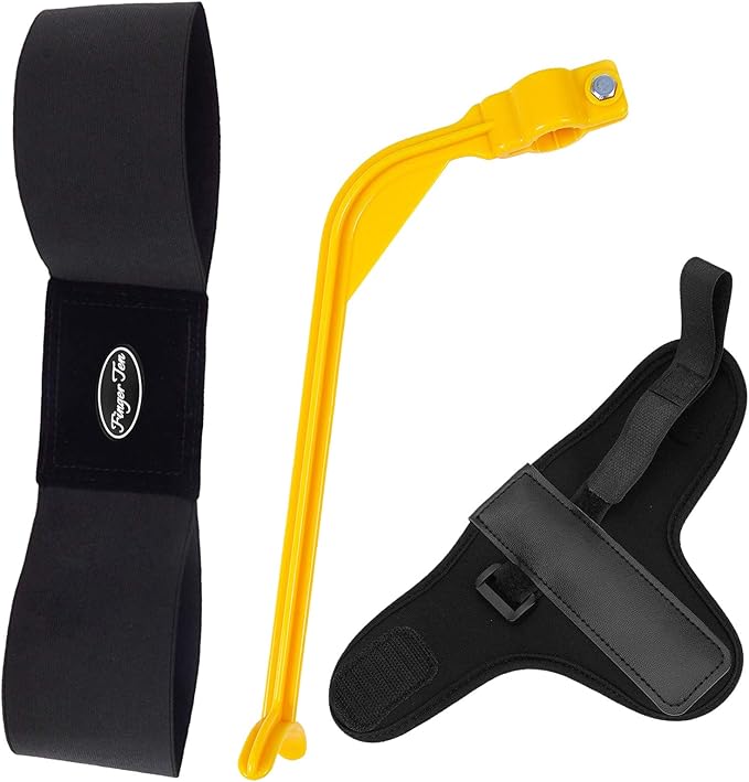 Amy Sport Golf Swing Training Aid Arm Band Yellow Trainer Wrist Support Value 3 Pack Professional Posture Motion Correction Aids Kit for Men Women Beginner Practice(3 Pack Golf Swing Trainer Set)