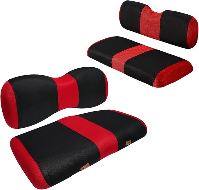 Golf Cart Front and Rear Seat Covers for Yamaha G29/drive Drive 2 2007+, Durable Polyester Fabric Yamaha G29 Seat Covers, Breathable Washable