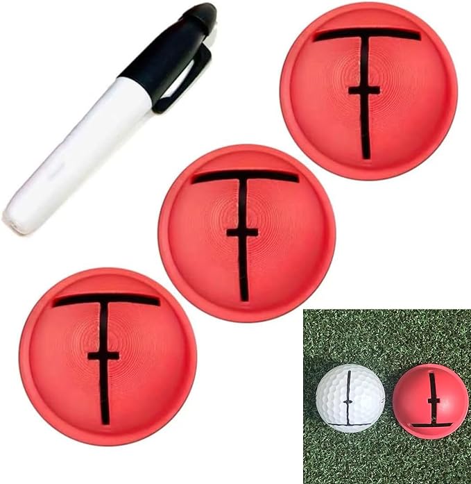 Golf Trainings Alignment Aid for Ball Positioning Accuracy Light Weight Practice Accessory Quick Setups Golf Alignment Tool