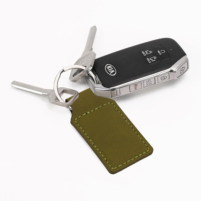 LaserGram Rectangle Keychain, Golfer Golfing, Personalized Engraving Included