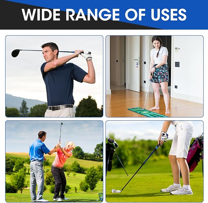 Ergonomic Golf Grip Trainer, Golf Swing Training Aid for Correct Hand Position, 6.1in Lightweight Club Grip Trainer Fits Most Golf Clubs