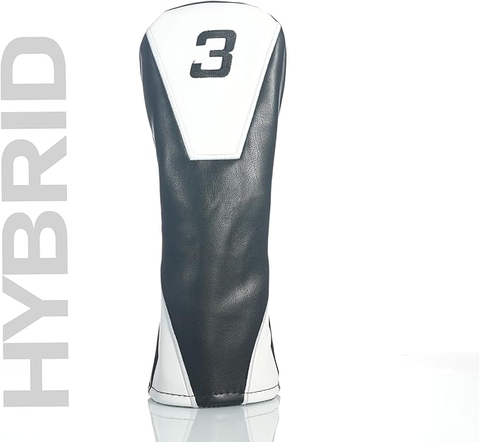 Single Headcover, Easy Slip-On Easy-Off Golf Club Headcover, Fleece Lined Interior, Water Resistant and Durable Shell, Individual Retail Sport Pack
