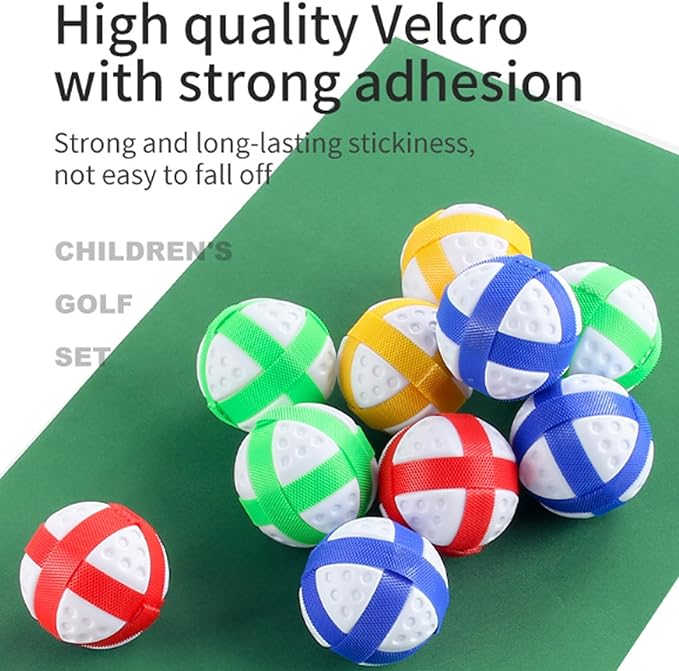 Golf Chipping Mat Set - Indoor Outdoor Game | Portable Golf Hitting Mat with Targets and Balls, Fun Practice Game for Kids and Adults, Perfect for Home Backyard Lawn Party Beach or Family En