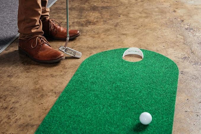 PUTT-A-BOUT The Par 1 "360" Putting Mat, Green, 18-Inch x 8-Feet (57P1808930)