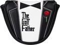 The Golf Father Golf Club Covers, Driver Fairway Hybrid Headcover, Funny Putter Cover Magnetic, Black & White Color Iron Covers,Golf Gifts for Men