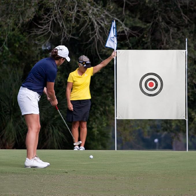 57" x 57" Silent Practice Hitting Net - Mute Golf Target Cloth for Training Aids Indoor Outdoor
