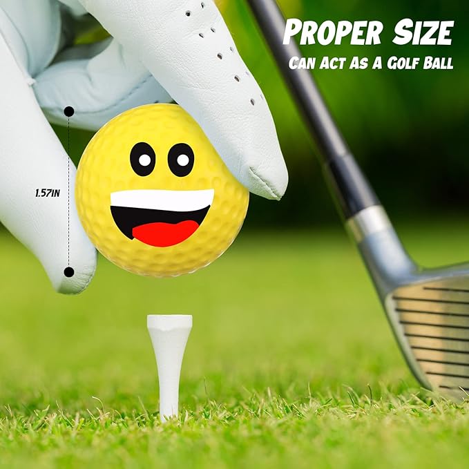 Jerify 40 Pieces Mini Golf Stress Ball Golf Party Favors 1.57 Inch Foam Practice Balls Sports Stress Balls for Kids Men Women School Carnival Party Gift Bag Fillers