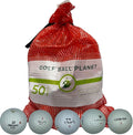 Golf Ball Planet 50 Ball Mesh Bag Hit Away Practice Used Golf Balls