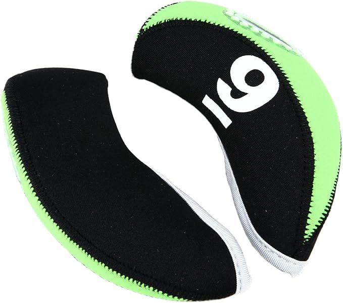 Sword &Shield sports 10pcs/Set Golf Iron Club Head Covers with Numbers Neoprene Top Window Iron Covers