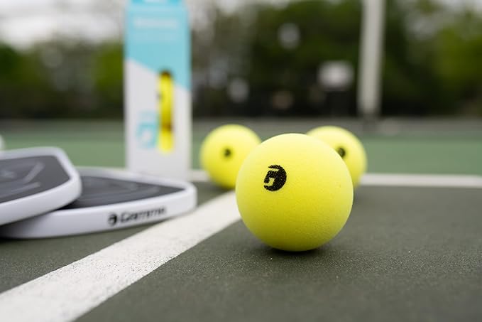 Gamma Librarian Foam Pickleball Balls, Foam Balls for Pickleball Practice with True Bounce on All Surfaces, Box of 48, 3 Pack or 6 Pack