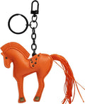 Horse Keychain, Hanging Charm Accessory for Purse, Bag and Backpacks Pony Key Chain for Women
