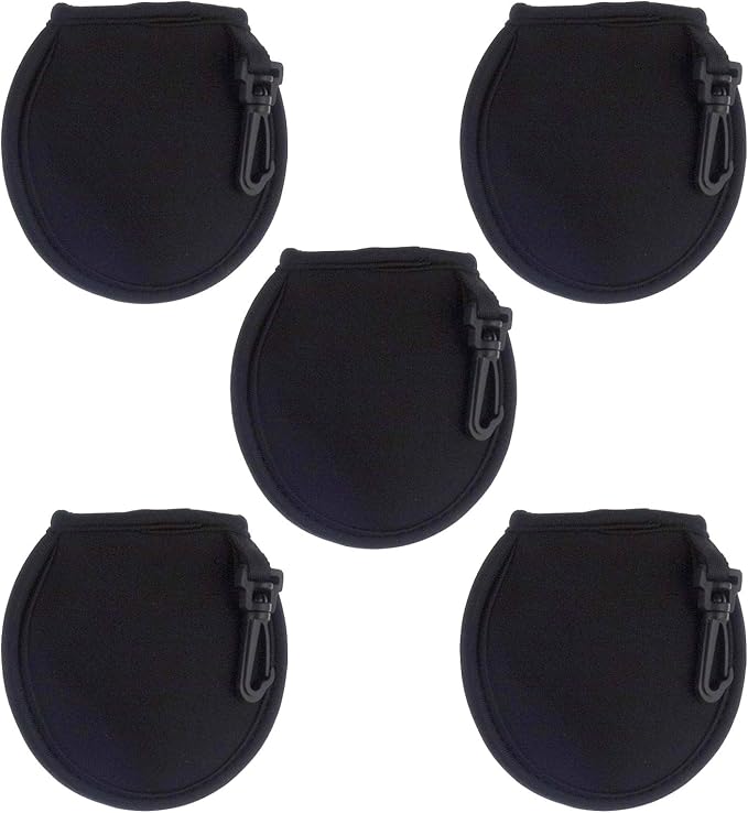 5 Pack Portable Pocket Golf Ball Washer Golf Ball Cleaner Pouch