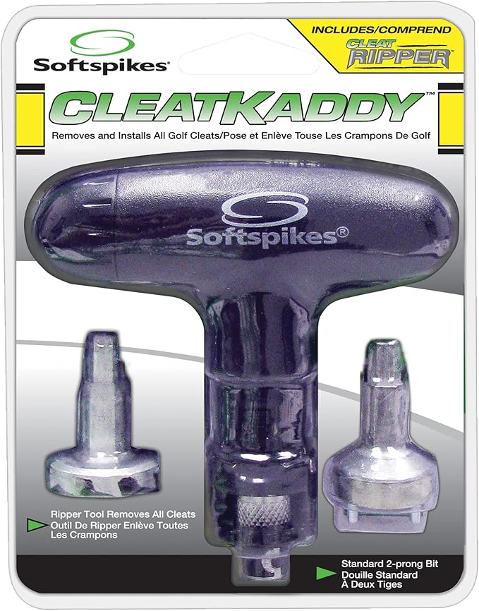 Softspikes Golf Cleat Kaddy - Attachments to Both Remove & Install Golf Spikes Quickly - Compatible with Any Insert System