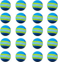 Scott Edward Air Golf Practice Balls, Bright Multicolor and Lightweight Sponge Ball, 20 Pieces, Golf Training Indoor and Outdoor, for Backyard Hitting Mat, Soft for Children, Pets