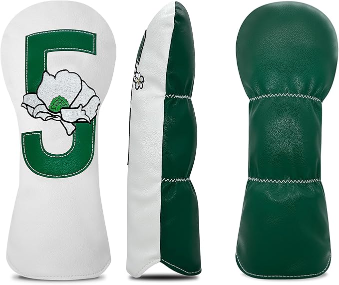 Premium Golf Club Head Cover - Fits Most Clubs, Heavy-Duty Construction, Protects Against Scratches and Damage, Specifically Designed for Hybrid and Fairway Woods.