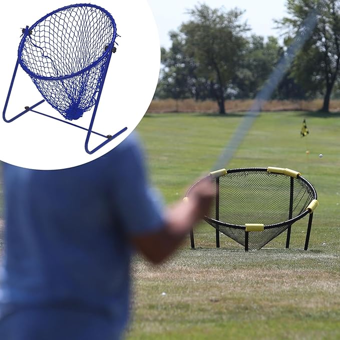Golf Chipping Net Training Equipment Portable Accuracy and Swing Practice,Improve Short Game for Indoor/Outdoor Backyard Men