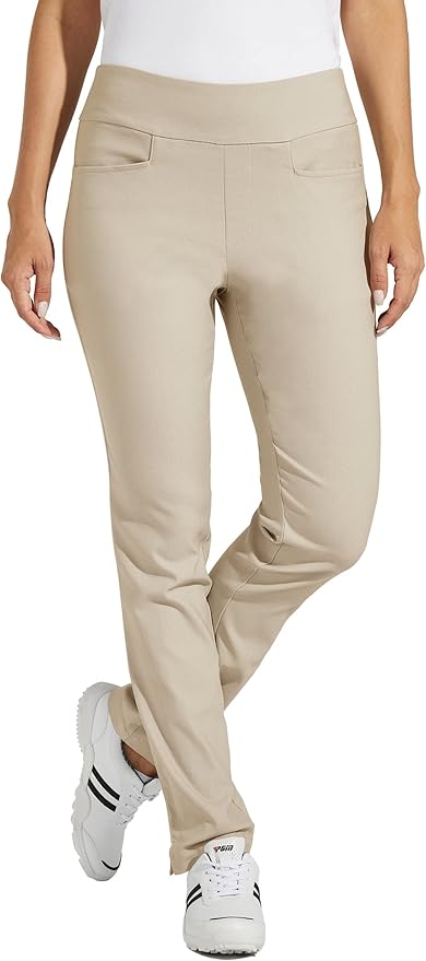 WILLIT Women's Golf Pants 3 Pockets Stretch Casual Pull on Pants Quick Dry Hiking Travel Pants