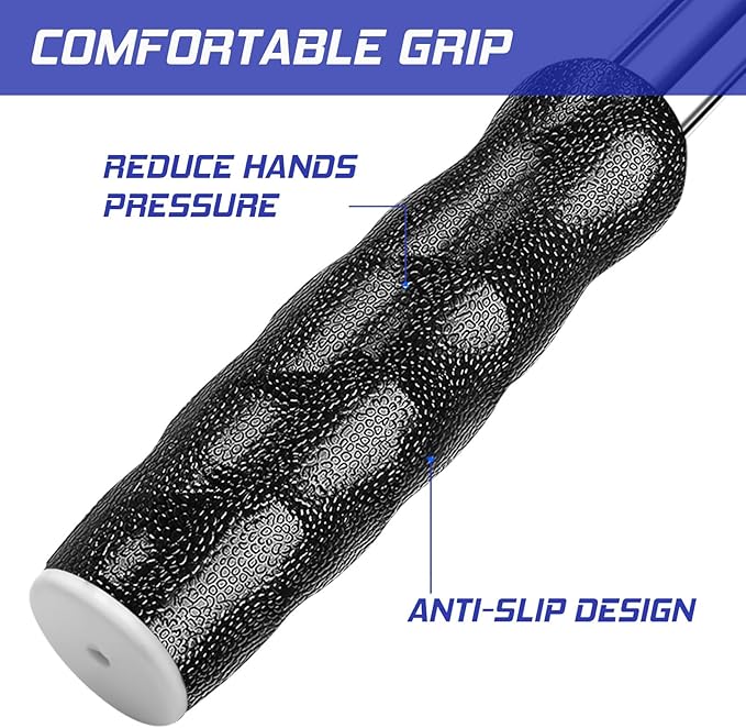 Golf Ball Retriever Telescopic 9FT – Stainless Steel Shaft, Unbreakable Nylon Head Retriever for Water, Golf Accessories & Ideal Gift for Men