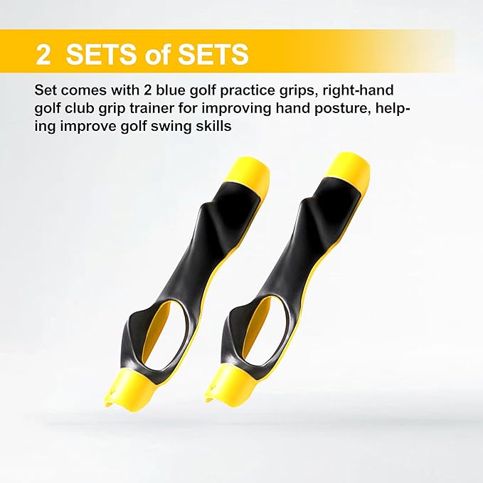 grip trainer golf, golf grip trainer, golf grip trainer right hand for Improving Hand Posture, Helps Train Proper Hand Posture（2P）
