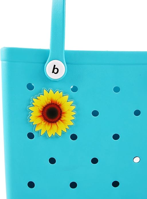 Acrylic Decoration Accessory for Bogg Bag and Simply Southern Tote,Insert Bag Charm for Beach Handbag Tote Bag