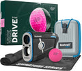 Bushnell Golf Tour Hybrid GPS Laser Rangefinder with Vice Balls | Slope Compensation, Magnetic Mount, Front/Middle/Back Distance, 1300 YD Range, PinSeeker | Signature Series Golf Towel