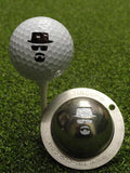 Tin Cup Golf Ball Marker Stencil - Premium Personalization Tool for Golfers - Custom Design Ball Marker - Golf Accessories Gift for Men and Women- Made in The USA