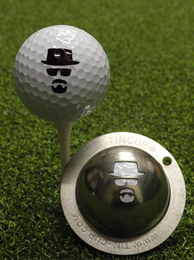 Tin Cup Golf Ball Marker Stencil - Premium Personalization Tool for Golfers - Custom Design Ball Marker - Golf Accessories Gift for Men and Women- Made in The USA