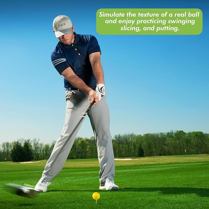 Foam Golf Practice Balls,Realistic Feel and Limited Flight Practice Golf Balls for Backyard,Soft Training Golf Balls for Indoor or Outdoor