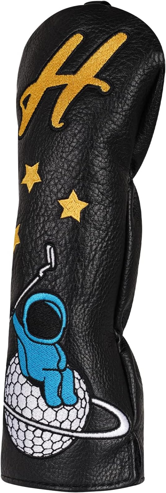 Astronaut Series Golf Headcovers, Synthetic Leather Golf Head Covers for Driver, Fairway Wood and Hybrid, Golf Putter Covers for Mallet and Blade