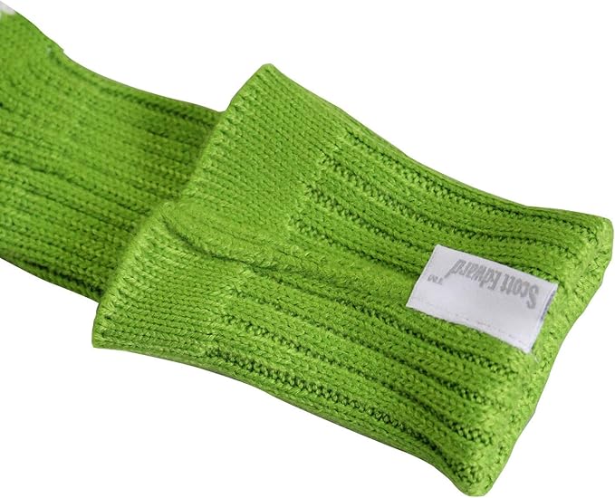 Scott Edward Knit Wood Golf Club Head Covers 4 Pieces Knitted Item Fit Over Well Driver Wood(460cc) Fairway Wood and Hybrid(UT)